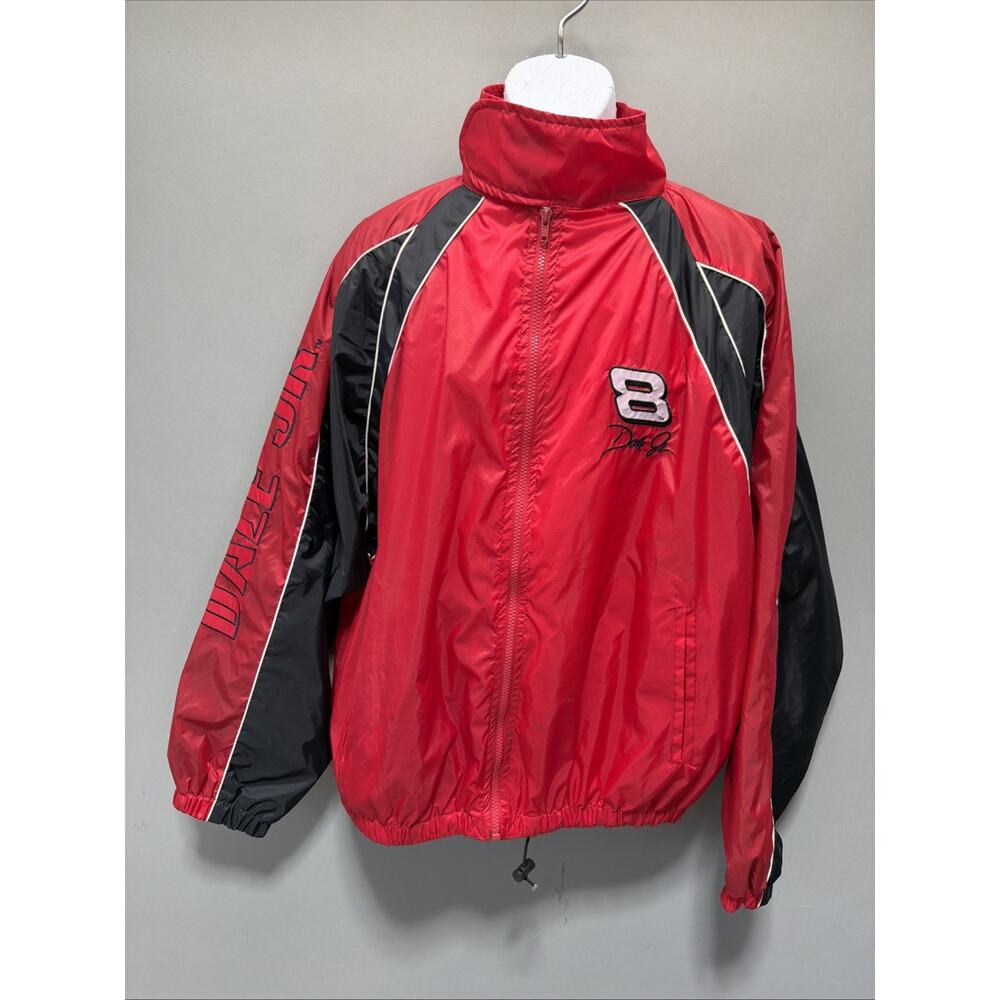 Vintage Winner's Circle Dale Earnhardt Jr #8 Full Zip Jacket L Red - Nascar